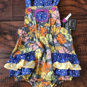 NWT Matilda Jane Bubble Romper 6-12 mo